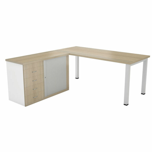 Boston Desk with Side Cabinet