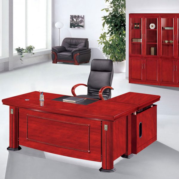 Prism L-Shape Desk 1800x950mm with Credenza and Pedestal