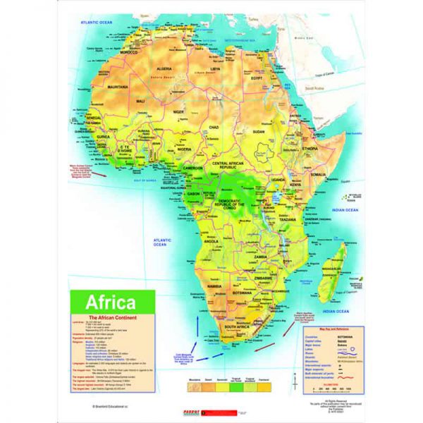 Map – Africa General Educational