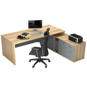 Mission Executive L-Shaped Desk
