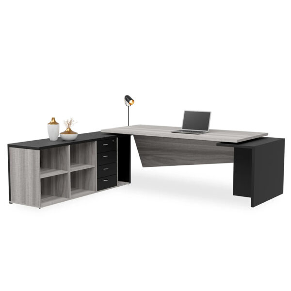Alabama Executive Desk with Side Cabinet