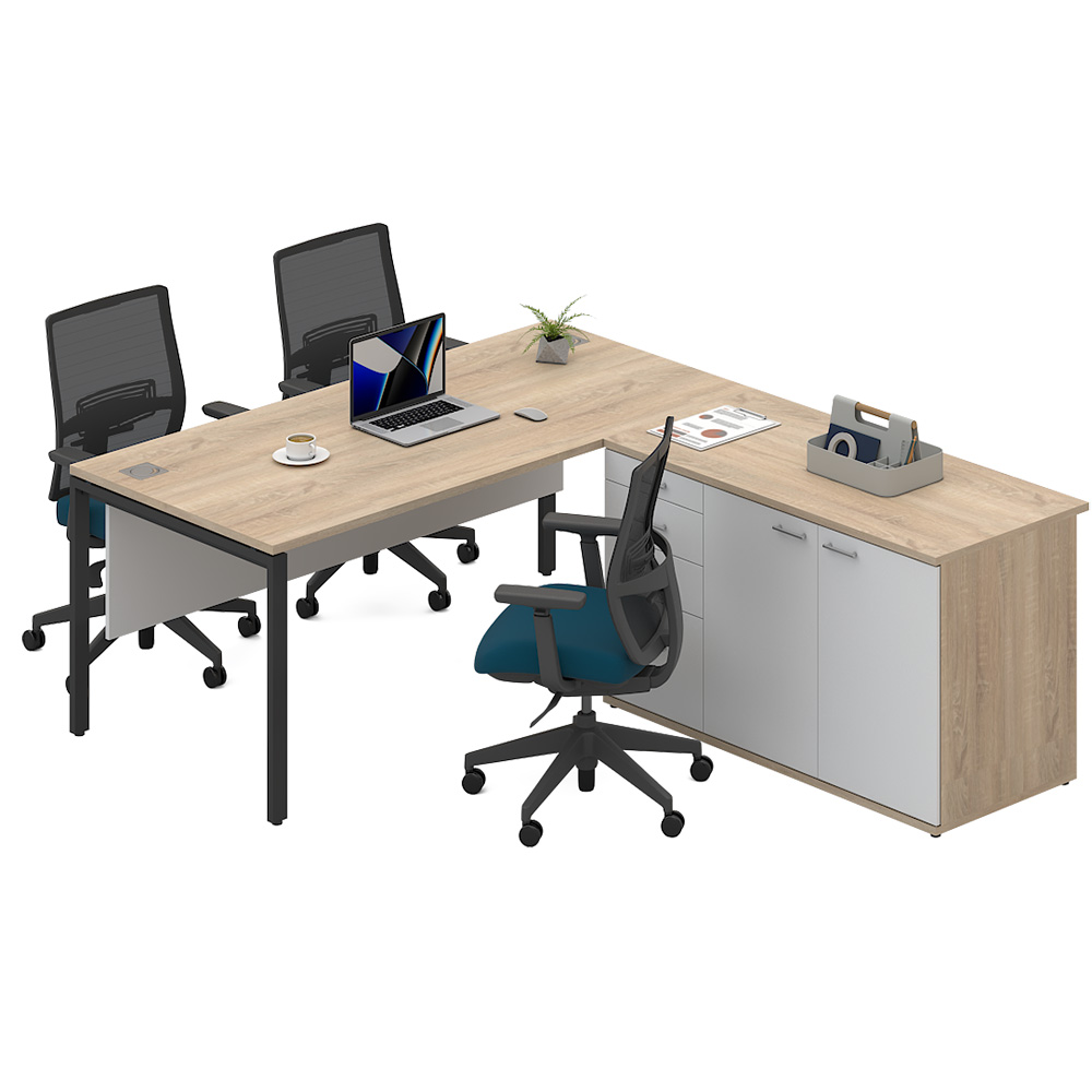 Leo L-Shaped Managerial Desk