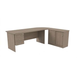 Impact Desk with Side Cabinet - Coimbra